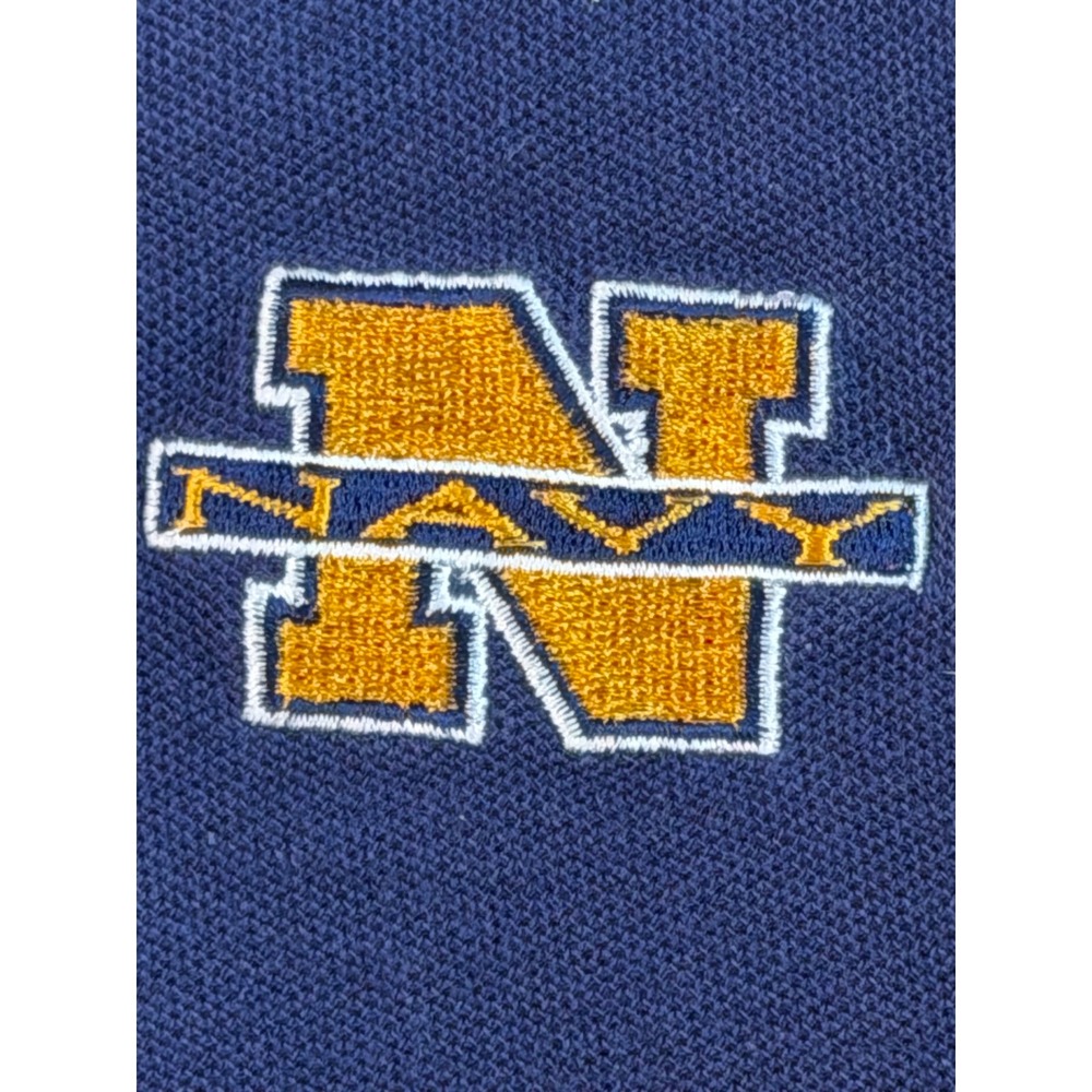 Vintage Lil Fan Kids Navy Blue US Naval Academy Ringer T-Shirt Size 4 USA Made - Picture 3 of 4